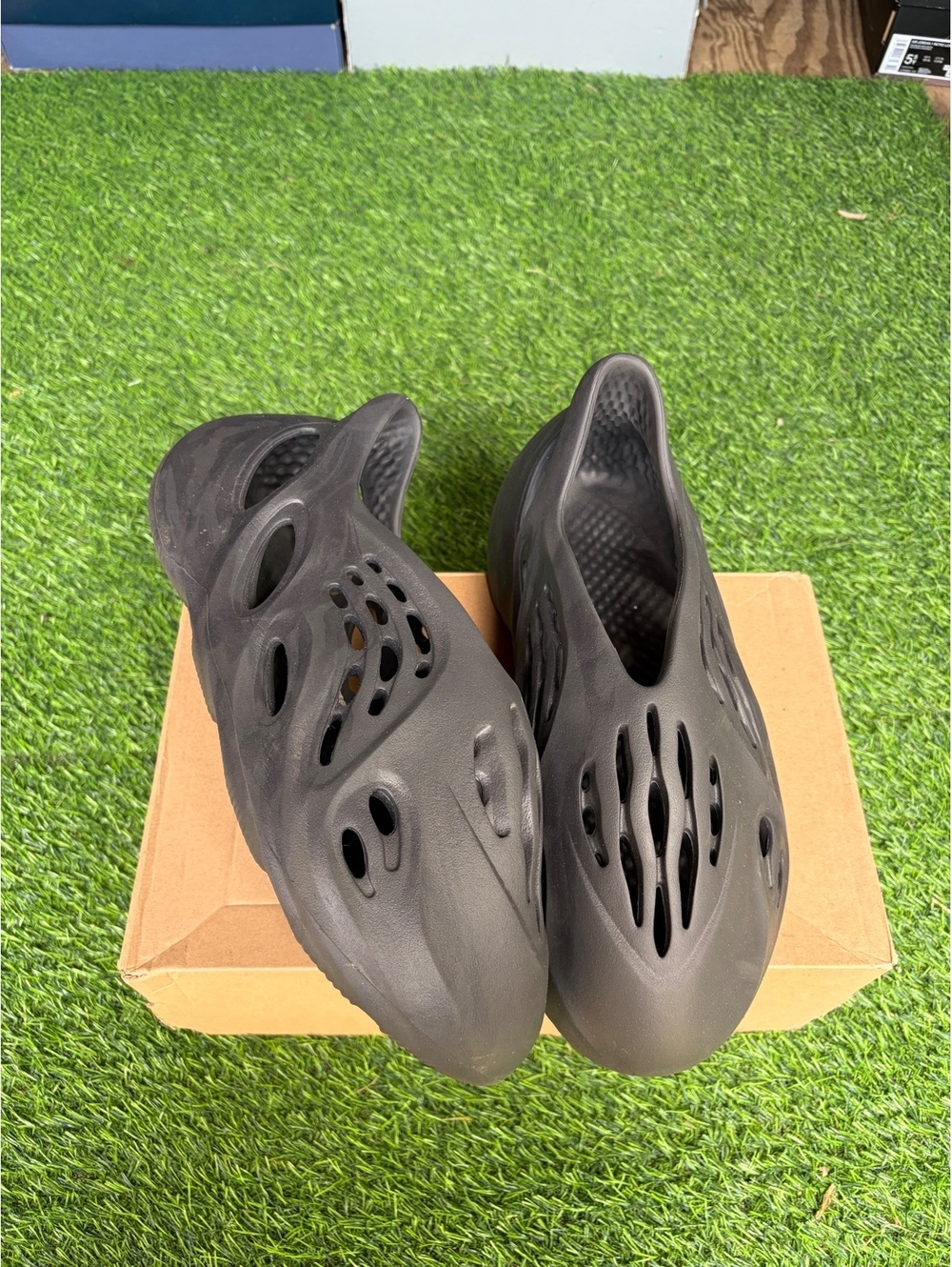 Black Yeezy Foam Runners Size 12 Men
